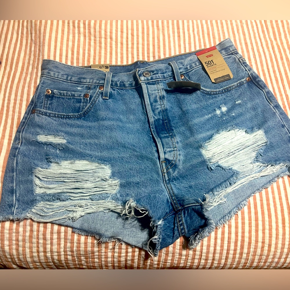 Levi’s 501 high rise shorts